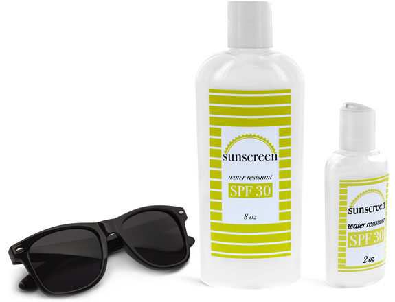 Sunscreen Bottles 