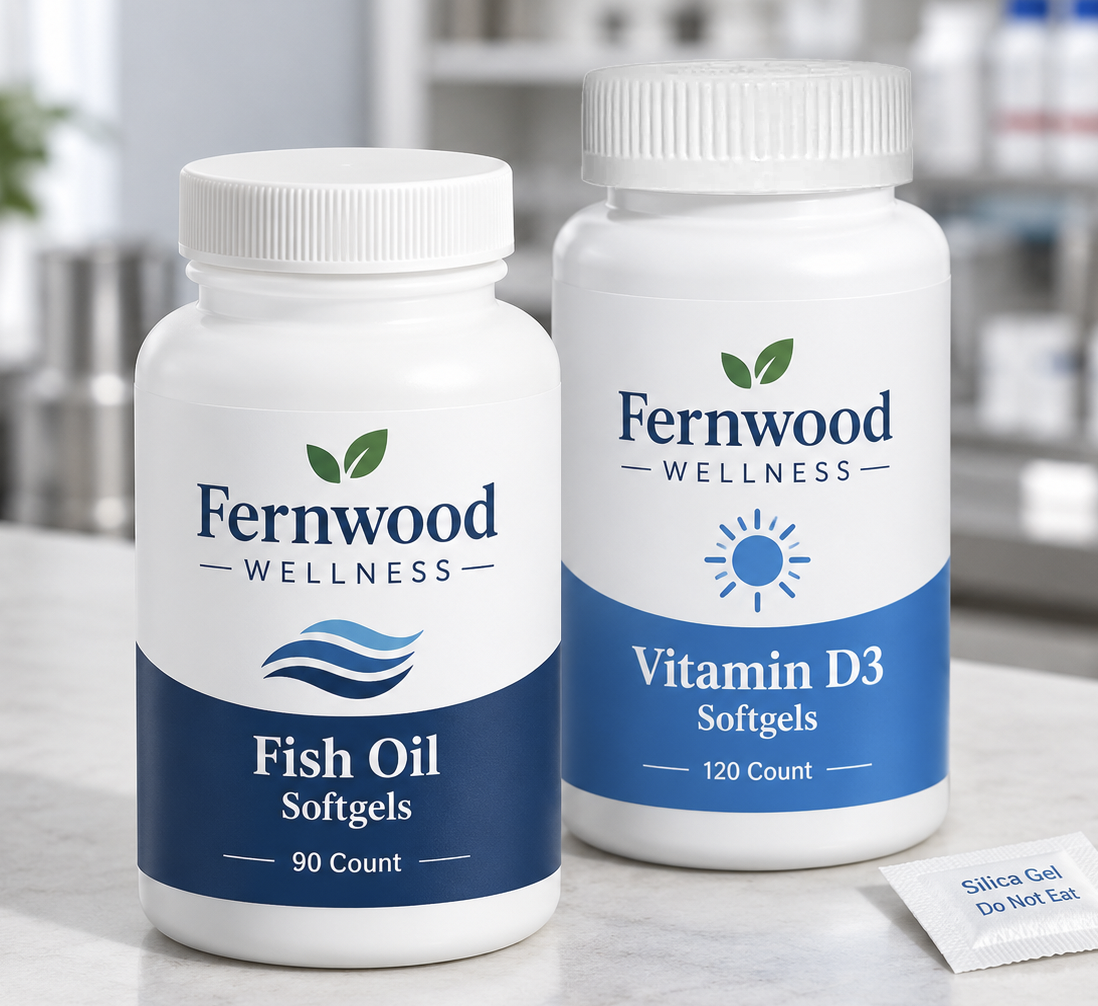 Plastic Supplement Bottles