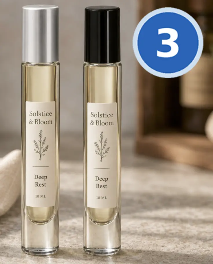 Tall, Slim 10 ml Glass Roll-On Bottles