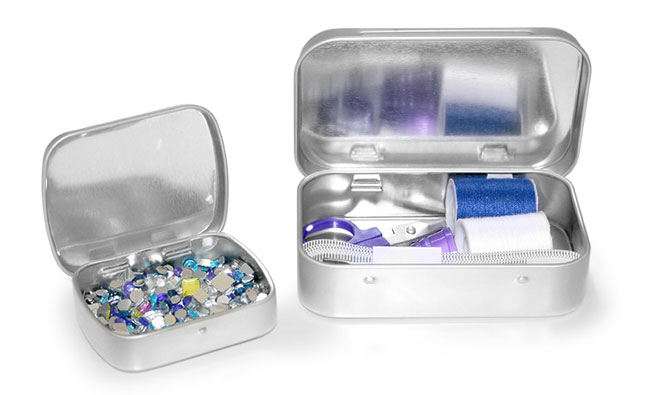 Hinge Top Tins To Organize Your Hobby and Craft Supplies