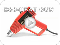 Heat Gun Shrinking Video