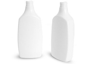 12 oz HDPE Cosmetic Oval Bottles