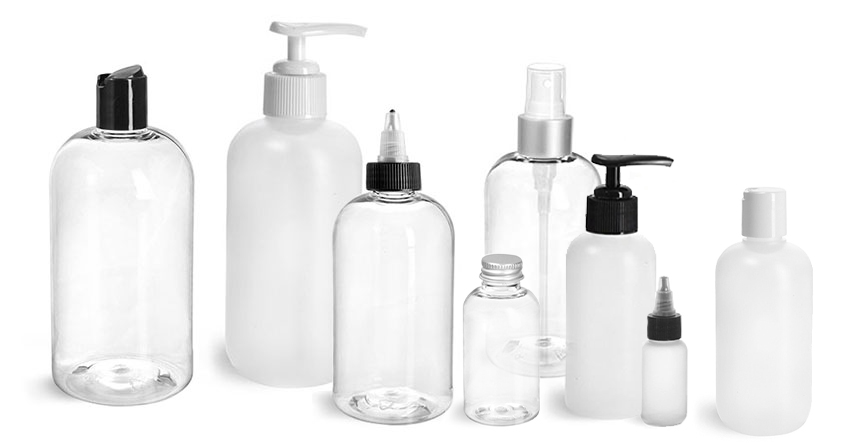 Product Spotlight - Clear and Natural Boston Round Bottles
