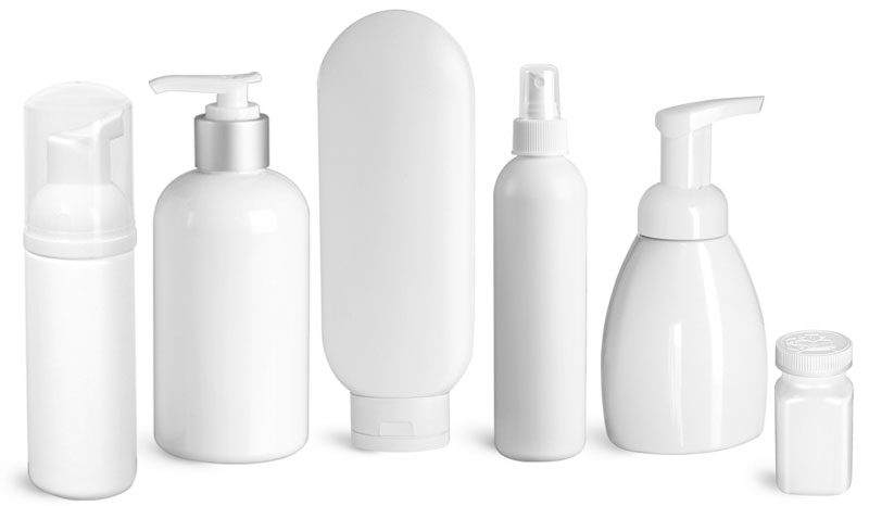 White Plastic Bottles
