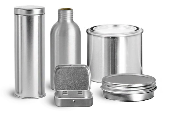 Pallet quantity wholesale metal containers